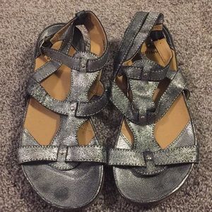 Ruff hewn sandals